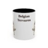 11oz Belgian Tervuren Mug, Vintage Dog Portrait Coffee Mug, Dog Lover Gift
