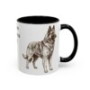 11oz Belgian Tervuren Dog Dad Mug, Vintage Sketch Coffee Mug, Dog Dad Gift