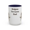 belgian-tervuren-mug-dad-navy-3 15oz Belgian Tervuren Dog Dad Mug, Vintage Sketch Coffee Mug, Dog Dad Gift