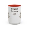 belgian-tervuren-mug-dad-red-3 15oz Belgian Tervuren Dog Dad Mug, Vintage Sketch Coffee Mug, Dog Dad Gift