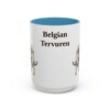 15oz Belgian Tervuren Mug, Vintage Dog Portrait Coffee Mug, Dog Lover Gift