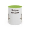 11oz Belgian Tervuren Mug, Vintage Dog Portrait Coffee Mug, Dog Lover Gift