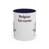 11oz Belgian Tervuren Mug, Vintage Dog Portrait Coffee Mug, Dog Lover Gift