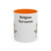 11oz Belgian Tervuren Mug, Vintage Dog Portrait Coffee Mug, Dog Lover Gift
