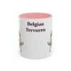 11oz Belgian Tervuren Mug, Vintage Dog Portrait Coffee Mug, Dog Lover Gift