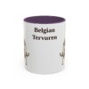 11oz Belgian Tervuren Mug, Vintage Dog Portrait Coffee Mug, Dog Lover Gift
