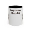 11oz Bergamasco Sheepdog Mug, Vintage Dog Portrait Coffee Mug, Dog Lover Gift