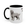 11oz Bergamasco Sheepdog Mug, Vintage Dog Portrait Coffee Mug, Dog Lover Gift