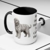 15oz Funny Bergamasco Sheepdog Mug, My Dog's Hairdo Is Called Flocks, Vintage Dog Coffee Mug, Dog Lover Gift