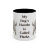 11oz Funny Bergamasco Sheepdog Mug, My Dog's Hairdo Is Called Flocks, Vintage Dog Coffee Mug, Dog Lover Gift