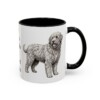 11oz Funny Bergamasco Sheepdog Mug, My Dog's Hairdo Is Called Flocks, Vintage Dog Coffee Mug, Dog Lover Gift