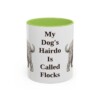 11oz Funny Bergamasco Sheepdog Mug, My Dog's Hairdo Is Called Flocks, Vintage Dog Coffee Mug, Dog Lover Gift