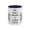 11oz Funny Bergamasco Sheepdog Mug, My Dog's Hairdo Is Called Flocks, Vintage Dog Coffee Mug, Dog Lover Gift