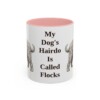 11oz Funny Bergamasco Sheepdog Mug, My Dog's Hairdo Is Called Flocks, Vintage Dog Coffee Mug, Dog Lover Gift