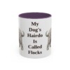11oz Funny Bergamasco Sheepdog Mug, My Dog's Hairdo Is Called Flocks, Vintage Dog Coffee Mug, Dog Lover Gift