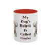 11oz Funny Bergamasco Sheepdog Mug, My Dog's Hairdo Is Called Flocks, Vintage Dog Coffee Mug, Dog Lover Gift