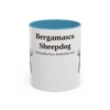 bergamasco-sheepdog-mug-latin-light-blue-3 11oz Bergamasco Sheepdog Latin Mug, Bergamasco Sheepdog, Vintage Dog Coffee Mug, Dog Lover Gift