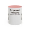 bergamasco-sheepdog-mug-latin-pink-3 11oz Bergamasco Sheepdog Latin Mug, Bergamasco Sheepdog, Vintage Dog Coffee Mug, Dog Lover Gift