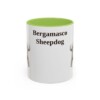 11oz Bergamasco Sheepdog Mug, Vintage Dog Portrait Coffee Mug, Dog Lover Gift