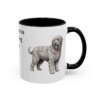 bergamasco-sheepdog-mug-mom-black-right-1 11oz Bergamasco Sheepdog Dog Mom Mug, Vintage Sketch Coffee Mug, Dog Mom Gift