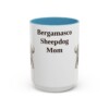 15oz Bergamasco Sheepdog Dog Mom Mug, Vintage Sketch Coffee Mug, Dog Mom Gift