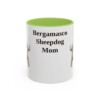 bergamasco-sheepdog-mug-mom-light-green-1 11oz Bergamasco Sheepdog Dog Mom Mug, Vintage Sketch Coffee Mug, Dog Mom Gift