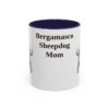 bergamasco-sheepdog-mug-mom-navy-1 11oz Bergamasco Sheepdog Dog Mom Mug, Vintage Sketch Coffee Mug, Dog Mom Gift