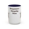 15oz Bergamasco Sheepdog Dog Mom Mug, Vintage Sketch Coffee Mug, Dog Mom Gift