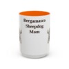 15oz Bergamasco Sheepdog Dog Mom Mug, Vintage Sketch Coffee Mug, Dog Mom Gift