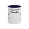 11oz Bergamasco Sheepdog Mug, Vintage Dog Portrait Coffee Mug, Dog Lover Gift