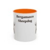 11oz Bergamasco Sheepdog Mug, Vintage Dog Portrait Coffee Mug, Dog Lover Gift