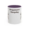 11oz Bergamasco Sheepdog Mug, Vintage Dog Portrait Coffee Mug, Dog Lover Gift