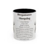 bergamasco-sheepdog-mug-writeup-black-front-1 11oz Bergamasco Sheepdog Mug, Illustrated Dog Breed Facts Coffee Mug, Vintage Dog Keepsake Gift
