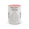15oz Bergamasco Sheepdog Mug, Illustrated Dog Breed Facts Coffee Mug, Vintage Dog Keepsake Gift