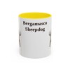 11oz Bergamasco Sheepdog Mug, Vintage Dog Portrait Coffee Mug, Dog Lover Gift