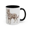 11oz Berger Picard Mug, Vintage Dog Portrait Coffee Mug, Dog Lover Gift