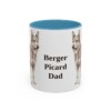 11oz Berger Picard Dog Dad Mug, Vintage Sketch Coffee Mug, Dog Dad Gift