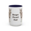 15oz Berger Picard Dog Dad Mug, Vintage Sketch Coffee Mug, Dog Dad Gift