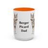 15oz Berger Picard Dog Dad Mug, Vintage Sketch Coffee Mug, Dog Dad Gift