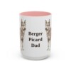 15oz Berger Picard Dog Dad Mug, Vintage Sketch Coffee Mug, Dog Dad Gift