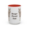 15oz Berger Picard Dog Dad Mug, Vintage Sketch Coffee Mug, Dog Dad Gift