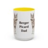 15oz Berger Picard Dog Dad Mug, Vintage Sketch Coffee Mug, Dog Dad Gift