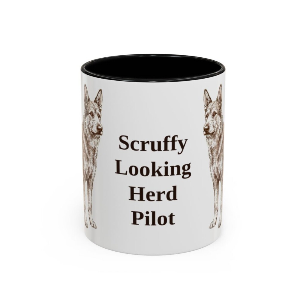 11oz Funny Berger Picard Mug, Scruffy Looking Herd Pilot, Vintage Dog Coffee Mug, Dog Lover Gift