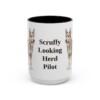 berger-picard-mug-humor-black-front-3 15oz Funny Berger Picard Mug, Scruffy Looking Herd Pilot, Vintage Dog Coffee Mug, Dog Lover Gift