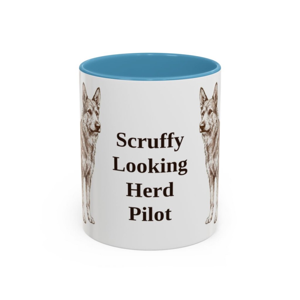 11oz Funny Berger Picard Mug, Scruffy Looking Herd Pilot, Vintage Dog Coffee Mug, Dog Lover Gift