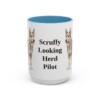 berger-picard-mug-humor-light-blue-3 15oz Funny Berger Picard Mug, Scruffy Looking Herd Pilot, Vintage Dog Coffee Mug, Dog Lover Gift