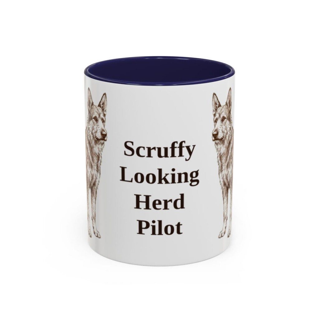 11oz Funny Berger Picard Mug, Scruffy Looking Herd Pilot, Vintage Dog Coffee Mug, Dog Lover Gift
