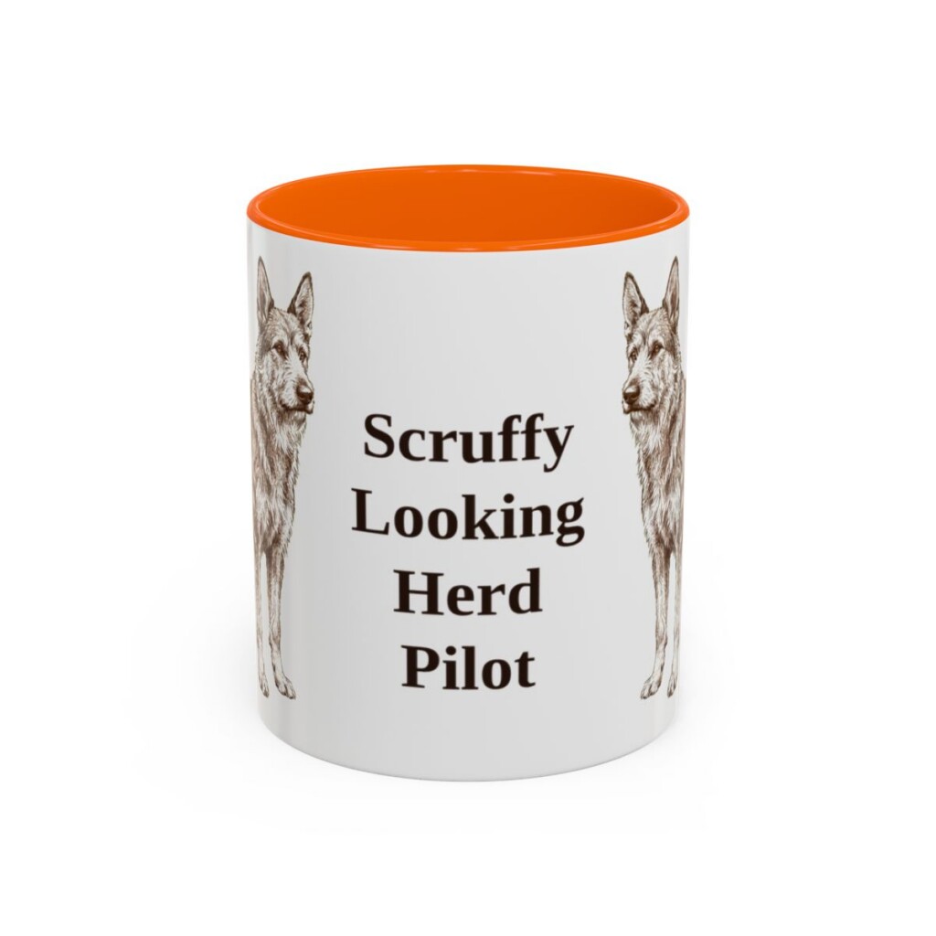 11oz Funny Berger Picard Mug, Scruffy Looking Herd Pilot, Vintage Dog Coffee Mug, Dog Lover Gift