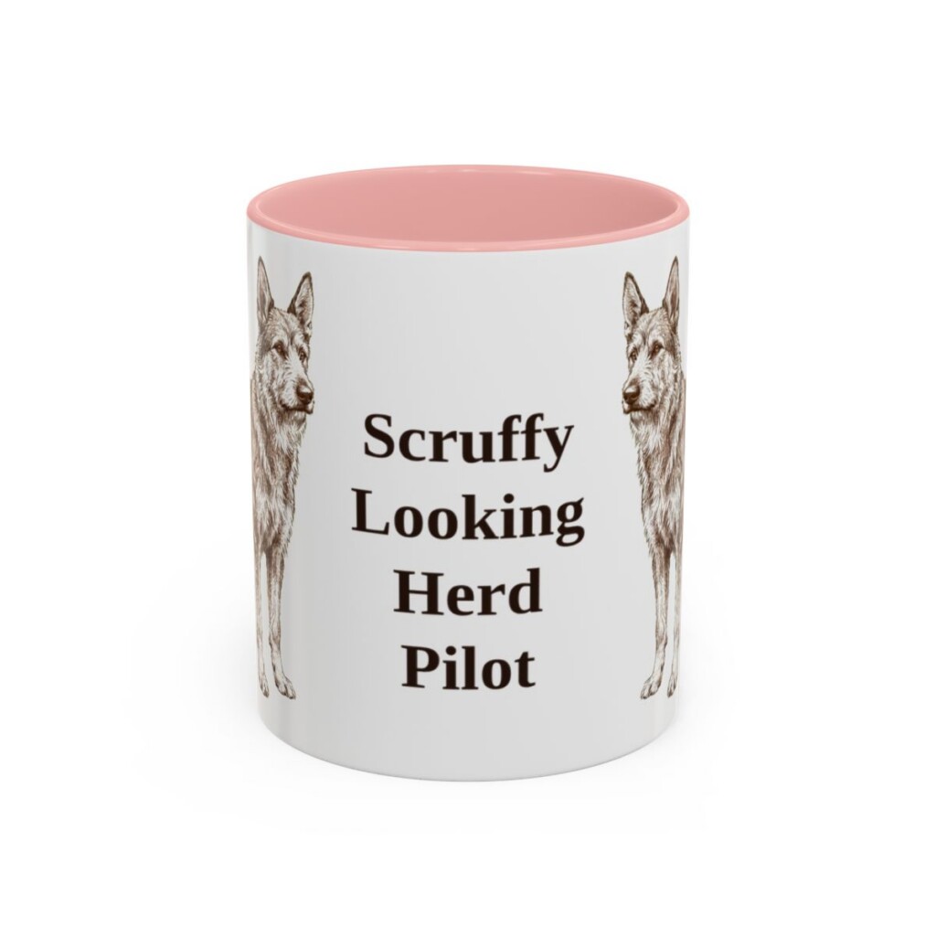11oz Funny Berger Picard Mug, Scruffy Looking Herd Pilot, Vintage Dog Coffee Mug, Dog Lover Gift