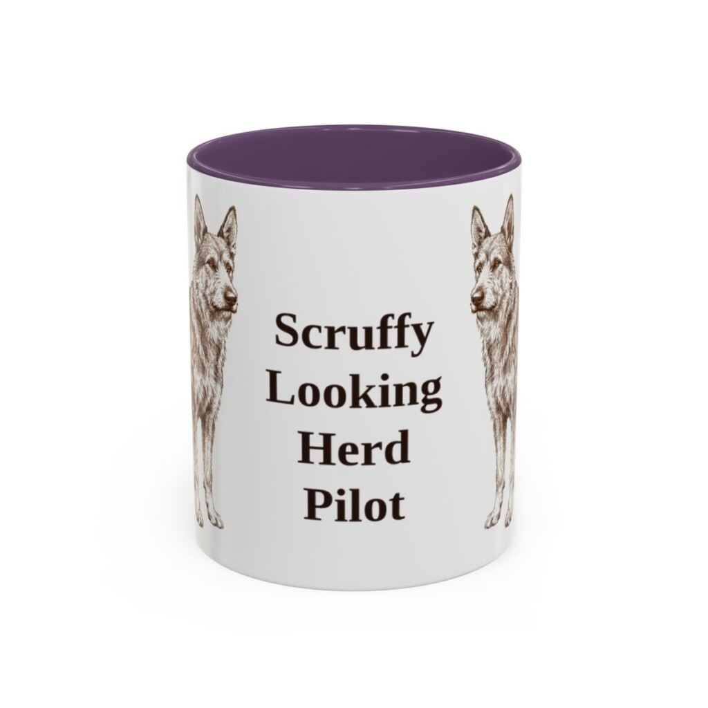 11oz Funny Berger Picard Mug, Scruffy Looking Herd Pilot, Vintage Dog Coffee Mug, Dog Lover Gift